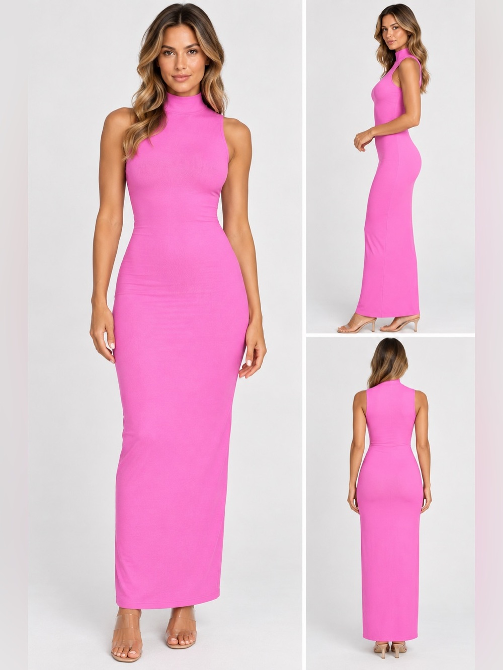 SKIMS Fits Everybody Sleeveless Mock Neck Dress | Size XS 💕